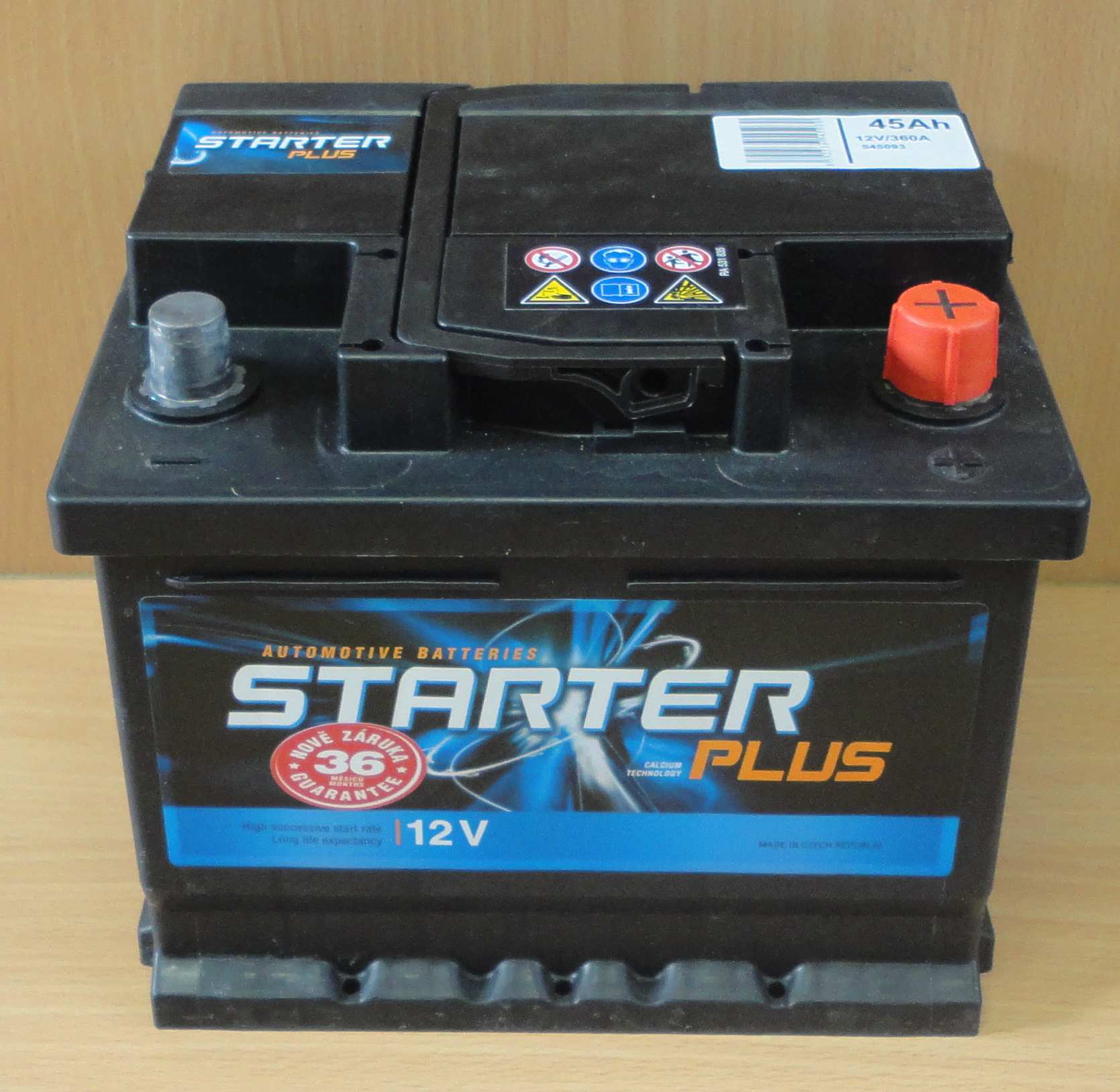 STARTER Plus 12V 45Ah 360A 54593