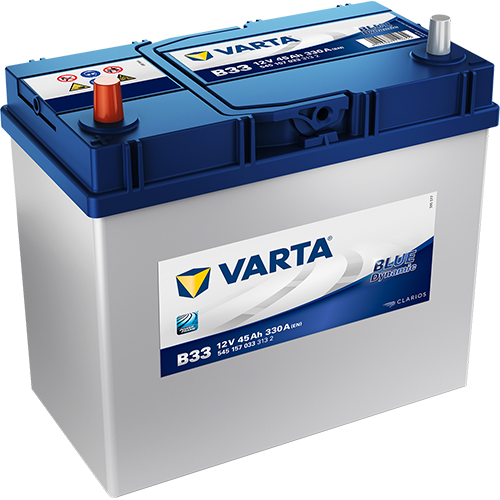 VARTA 12V-45Ah BLUE dynamic (B33) - L - úzký kontakt