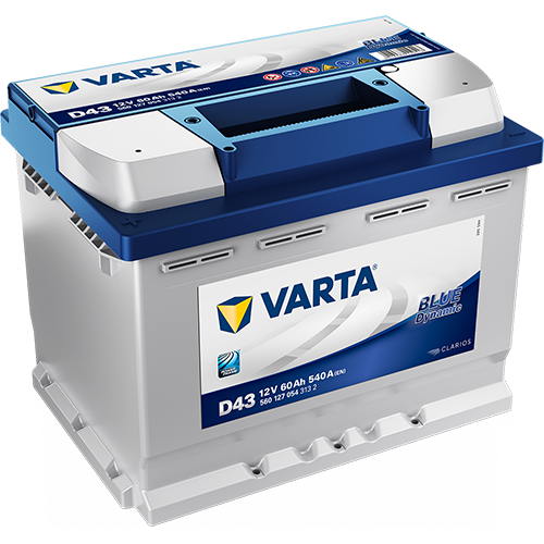 VARTA 12V-60Ah BLUE dynamic (D43) - L