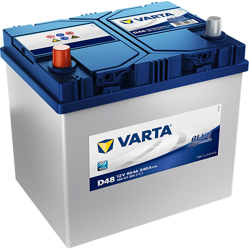 VARTA 12V-60Ah BLUE dynamic (D48) - L