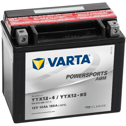 Motobat. VARTA 12V-10Ah - AGM (YTX12-BS )