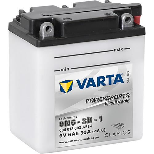 Motobat. VARTA 6V-6Ah ( 6N6-3B-1 )