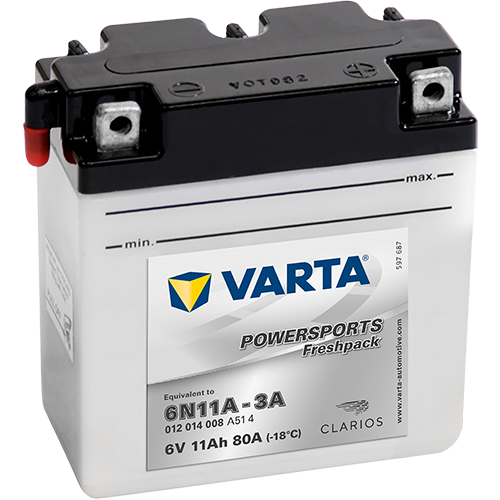 Motobat. VARTA 6V-12Ah ( 6N11A-3A )