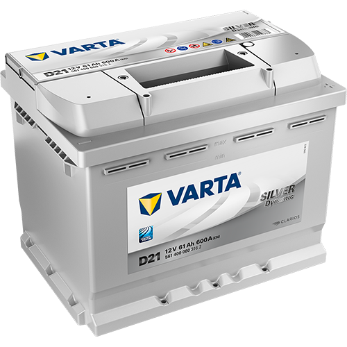 VARTA 12V-61Ah SILVER dynamic (D21) - P - nízká