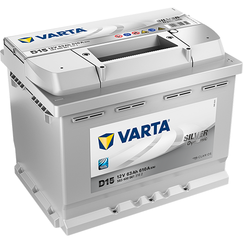 VARTA 12V-63Ah SILVER dynamic (D15) - P