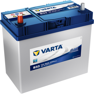 VARTA 12V-45Ah BLUE dynamic (B33) - L - úzký kontakt