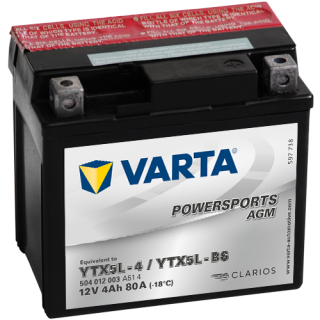 Motobat. VARTA 12V-4Ah - AGM ( YTX5L-BS )