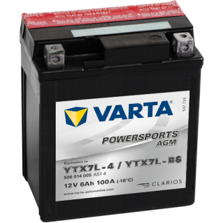 Motobat. VARTA 12V-6Ah - AGM ( YTX7L-BS )