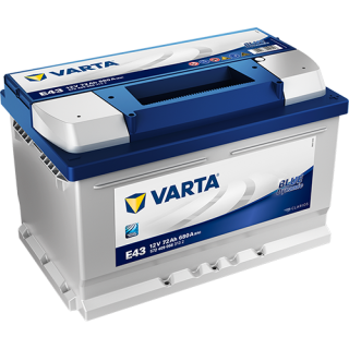 VARTA 12V-72Ah BLUE dynamic (E43) - P - nízká