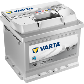 VARTA 12V-52Ah SILVER dynamic (C6) - P - nízká