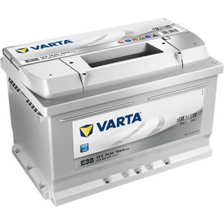 VARTA 12V-74Ah SILVER dynamic (E38) - P - nízká