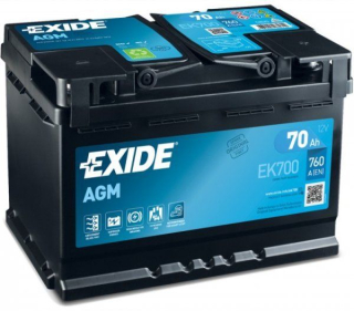 EXIDE 12V-70Ah Start-Stop AGM