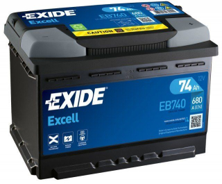 bat. EXIDE Excell 12V-74Ah - P